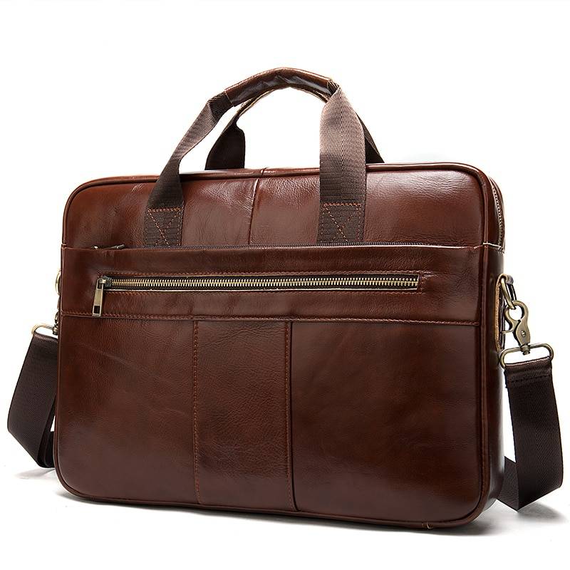 Oliver Genuine Leather Laptop Briefcase - Luxurious Realm
