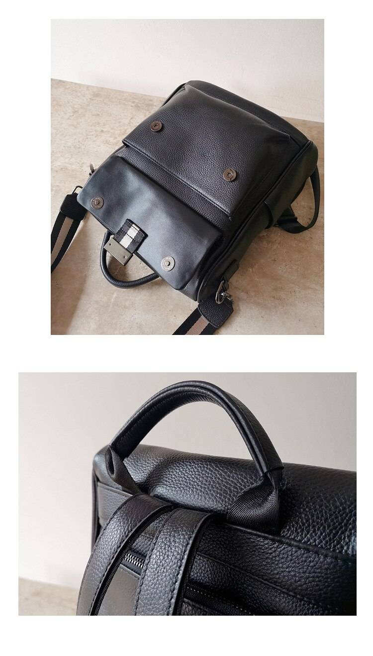 Aaron Genuine Leather Backpack