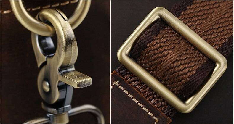 MAHEU Super Quality Men's Mini Shoulder Bag Genuine Leather Phone Pouch On Belt Small Crossbody Bag With Handle Outdoor Bag