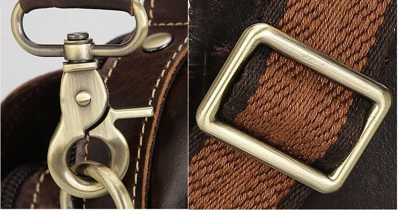 MAHEU Super Quality Men's Mini Shoulder Bag Genuine Leather Phone Pouch On Belt Small Crossbody Bag With Handle Outdoor Bag