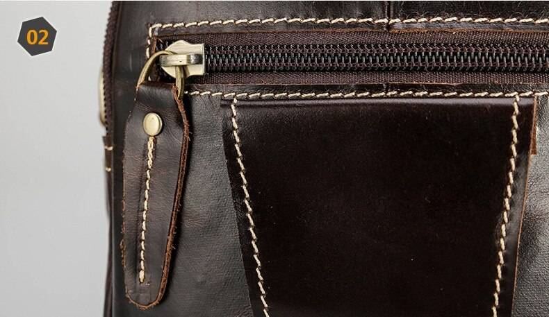 MAHEU Super Quality Men's Mini Shoulder Bag Genuine Leather Phone Pouch On Belt Small Crossbody Bag With Handle Outdoor Bag