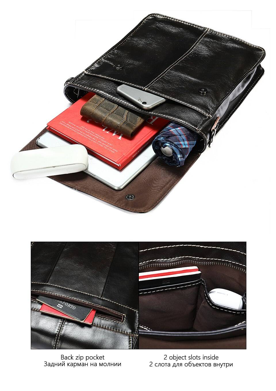 WESTAL men's bags genuine leather shouler bag for men messenger bag men's crossbody handbag men's shoulder bag flap zipper bags