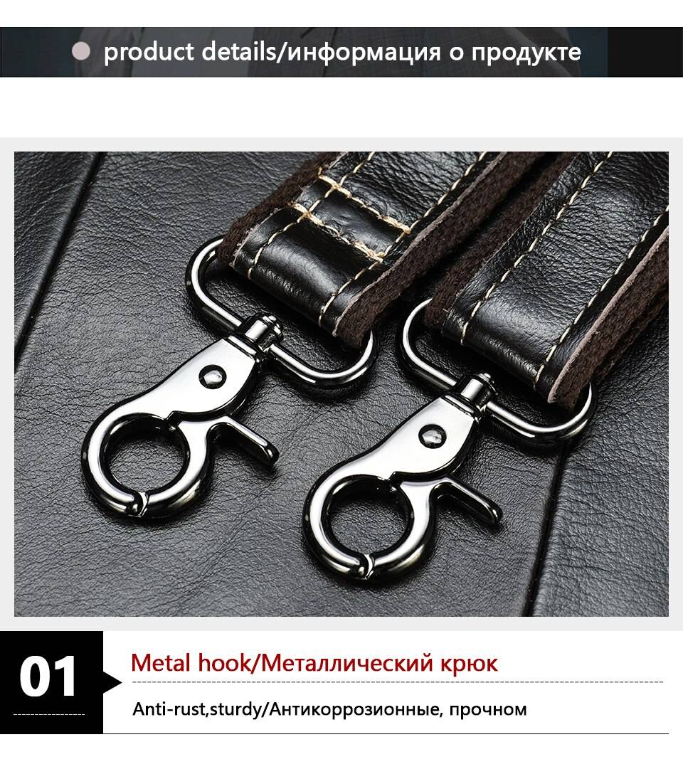 WESTAL men's bags genuine leather shouler bag for men messenger bag men's crossbody handbag men's shoulder bag flap zipper bags