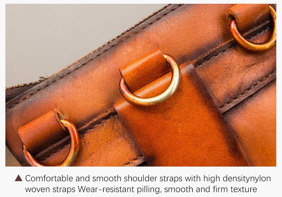 Original Leather Male Casual Design Mini Shoulder Messenger Crossbody bag Fashion Belt Waist bag Travel Small Pouch Men 611-18