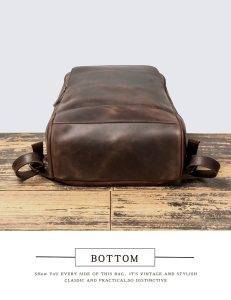 Warren Vintage Genuine Leather Travel Laptop Backpack Best Sellers Men Men Bags Messenger Bags New Arrivals Travel Bags 