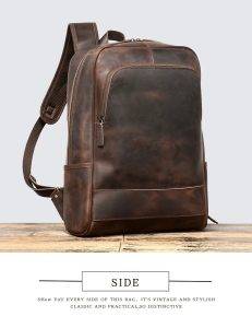 Warren Vintage Genuine Leather Travel Laptop Backpack Best Sellers Men Men Bags Messenger Bags New Arrivals Travel Bags 